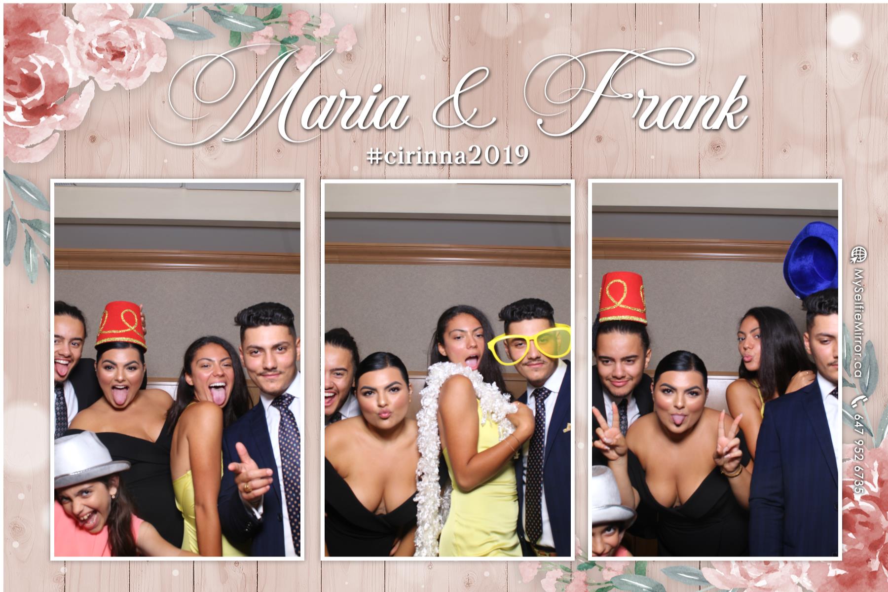 Wedding of Frank and Maria  | View more photos from the event at gallery.myselfiemirror.ca/u/romanmyselfiemirrorca/Wedding-of-Frank-and-Maria